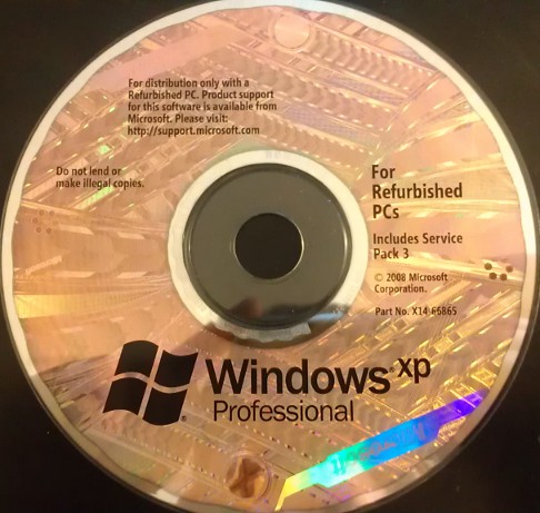 Reinstall windows xp professional virtual